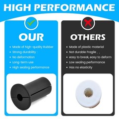 Starlink Cable Routing Kit for 3/4” Wall Hole, 26x38mm/1.02×1.5inch, Black