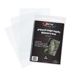 5×7 Photo Sleeves – 100 ct | Acid Free, No PVC | Soft Clear Plastic Photo Sle…