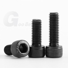 M2 M2.5 M3 M4 M5 Allen Bolt Hex Socket Cap Screws Black Steel 12.9 DIN912 Coarse