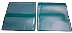 Forest Green Vinyl Checkbook Cover Standard Top Stub 6- 1/4″ x 3-3/8″ New