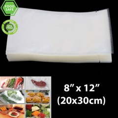 100 / 300 Quart BPA Free Vacuum Food Sealer bags 8″x12″ Embossed for FoodSaver