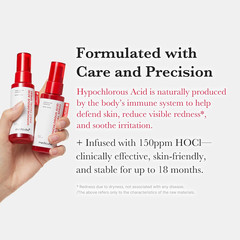 Power Soothing Spray with Hypochlorous Acid, 1.69 Fl.Oz | HOCI Facial Mist for S