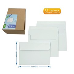 A7 Invitation envelopes （120 PCS 5.25×7.25 in） – windowless design