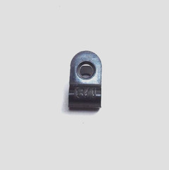 x50 ESSENTRA CC.125 SSCC37C0125B BLACK NYLON PLASTIC P-CLIP WIRE CABLE CLAMP 1/8
