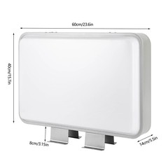 LED Sign 40x60cm Double Sided Waterproof Storefront Light Box Display Board