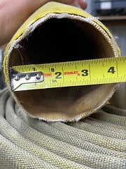 6 1/2″ wide Fire hose for boat docks, abrasion protection etc. 10’ length