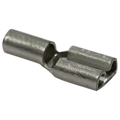(100) Non Insulated Female 16-14 Gauge Quick Disconnect .187″ Terminal Connector
