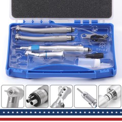 Dental High Speed LED Handpiece &Low Speed Handpiece with Air Scaler Kit 2/4H