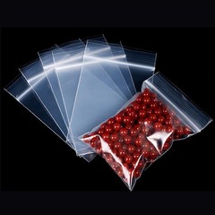Clear Poly Zipper Bags 3 x 3″ – 200pcs Reclosable Zip Plastic Storage Bags fo…