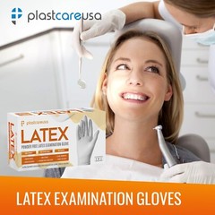 2000 Large White Latex Powder Free Disposable Exam Gloves (20 Boxes of 100)