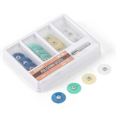 AZDENT Dental finishing and polishing CA 2.35mm Discs Coarse Medium Fine mandrel