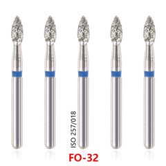 20Types 100Pcs Dental Diamond Burs Drills For High Speed Handpiece Medium FG BUR