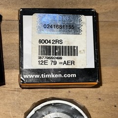 2PACK USA Brand TIMKEN 6004-2RS Double Rubber Seal Bearings