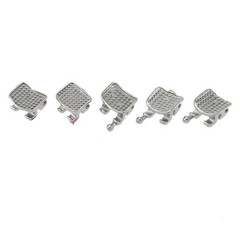 Dental Orthodontic Brackets Metal Roth MBT 018 022 345 Hook Mini Braces MIM Twin