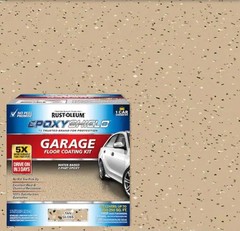 Rust-Oleum EpoxyShield 1 gal. Tan High-Gloss 1-Car Garage Floor Kit