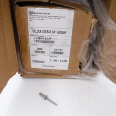 2000 Pack Ornit Orlock Structural Blind Rivet 1/4″ .276-.413 Grip Dome Head SS