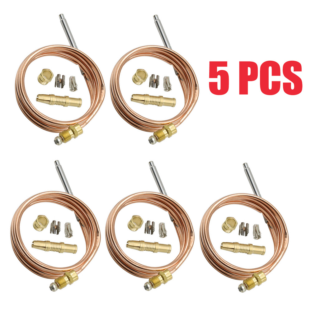 5PC For Robertshaw Thermocouple 60” 1980-060 Snap Fit Universal (51-1459) 30 MV
