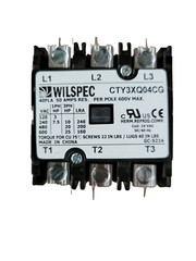 Wilspec CTY3XQ04CG 3-Pole 40A 600V Contactor with 24V Coil