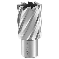 VEVOR Annular Cutter Set HSS Magnetic Drill Bits 6 PCS Weldon Shank 1″ Depth