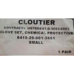 Government Military Issue SMALL Chemical Protective Glove Shells & Inserts, 1 Pr