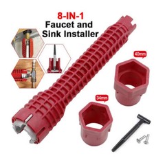 Faucet Sink Installer Multi Tool Pipe Wrench For Plumbers Homeowners Spanner USA