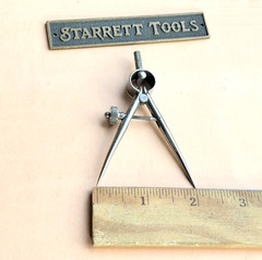 STARRETT No. 277 Dividers with Round Legs- Mini 2.0” Size & Capacity. USA 🇺🇸