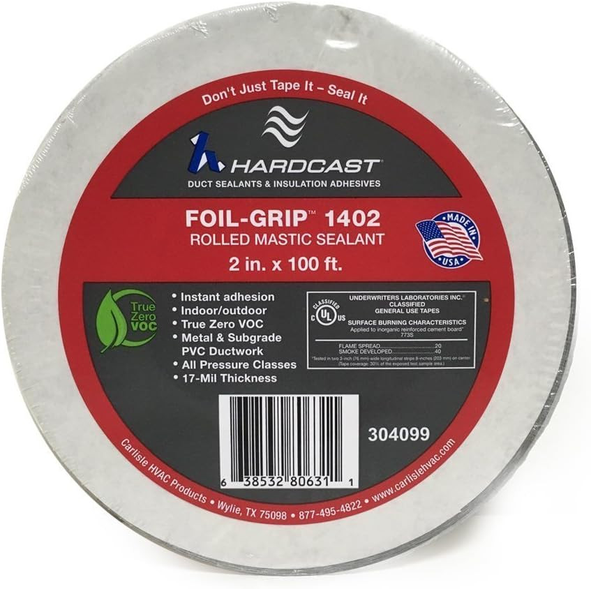 304099 Foil-Grip 1402 Mastic Duct Sealant 2″ X 100′