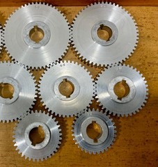 Atlas Craftsman 10″ 12″ Metal Lathe Change Gear Set Of 9 Plus 2