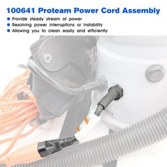 RO6G 100641 Backpack Vacuum Power Cord Replacement for Proteam Vacuums