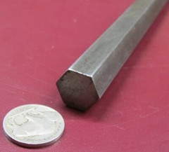 4140 Alloy Steel Hex Rod 5/8″ Hex x 5 Foot Length