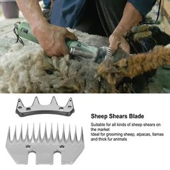 Sheep Shears Blade Straight 13 Tooth Electric Wool Cutter Goat Scissor Replace
