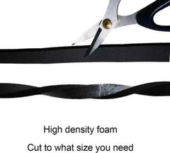 Adhesive Foam Tape Weather Strip 1/4 Inch Thick x 1 Inch Wide 2 Rolls Sticky