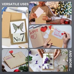 450 Invitation Envelopes Brown Kraft A7 5.25″ x 7.25 for 5×7 Photo Wedding Card