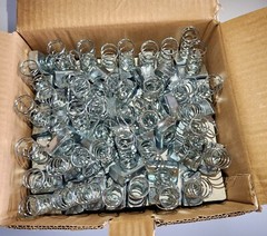 1/2″ GALVANIZED STRUT NUT WITH SPRING-SKU: 3108-EG ( ONLY SALE BOX OF 100 PCS )