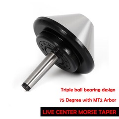 MT2 Bull Nose Morse Taper Lathe Live Center 75 Degree Nose Tool 120mm New