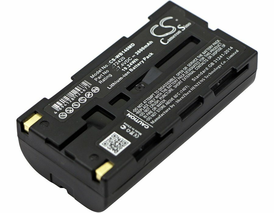 NEW 2600mAh Battery For Welch-Allyn SureSight 14001,14010,14011,14021,14031