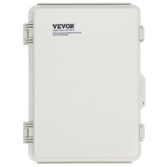 VEVOR Outdoor Junction Box 11.81×7.87×7.08 in ABS Plastic Electrical Enclosure