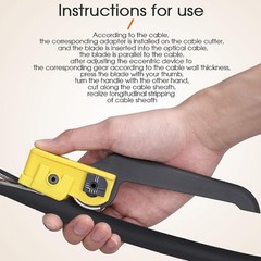 Fiber Optic Cable Stripping Knife KMS-K Longitudinal Cable Cutter Slitter A