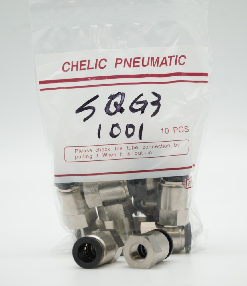 CHELIC SQG3 1001 Ø10-1/8″ BSPT Female push to connector Fitting (10 PCS PER BAG)