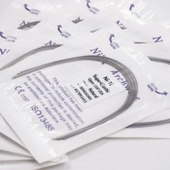 10Pcs Dental Ortho NITI Super Elastic Rectangular Arch Wires Natural 16*16 Upper