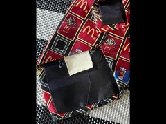 McDonald’s Necktie Gold Blue Red Brown Ascot Tie Scarf, Barco Uniform Accessori