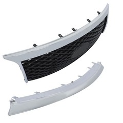 Front Upper Grille Bumper Trim Chrome Camera Hole QX80 2015-2017