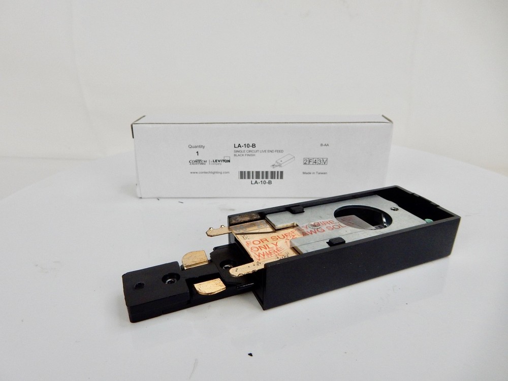 CONTECH LIGHTING LA-10-B END FEED, 120V, 60HZ, 20A MAX, LIVE END