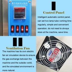 110V SUS304 Stainless Steel UVA Aging Test Chamber 315nm-420nm(UVA)