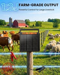Epoify Black Solar Fence Charger