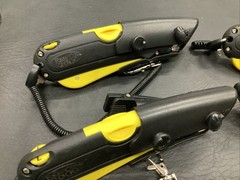Lot of (6) Easy Cut 2000 Yellow Safety Box Cutter Knife