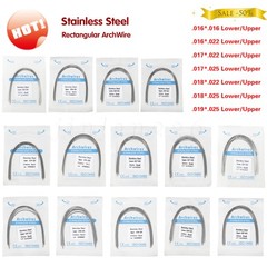 Dental Orthodontic Arch Wire Stainles Steel Rectangular Ovoid/Nature Form ns