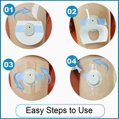G7 Adhesive Patches Waterproof 45Pack Overpatch for & Stelo 6 cm x 6.5