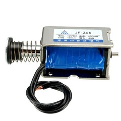 DC12V Suction Micro Electromagnet Spring Push Pull Type Rod Solenoid Magnets