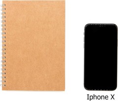 Brown Blank Book 19Cm X 13Cm 100 Blank Pages For Journals Sketches Travel